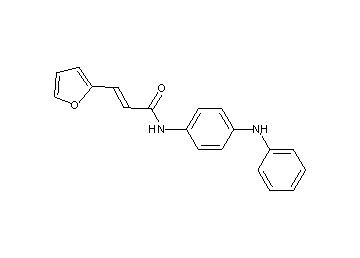 N-(4-anilinophenyl)-3-(2-furyl)acrylamide