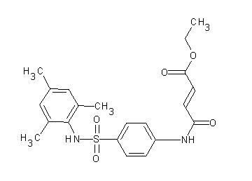 ethyl 4-({4-[(mesitylamino)sulfonyl]phenyl}amino)-4-oxo-2-butenoate