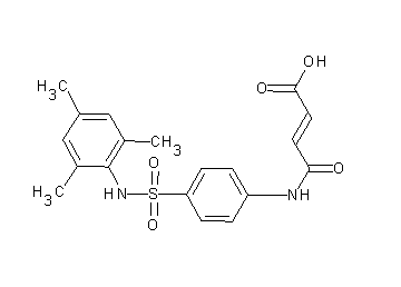 4-({4-[(mesitylamino)sulfonyl]phenyl}amino)-4-oxo-2-butenoic acid