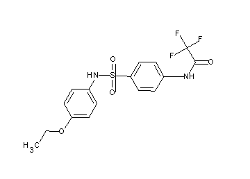 N-(4-{[(4-ethoxyphenyl)amino]sulfonyl}phenyl)-2,2,2-trifluoroacetamide