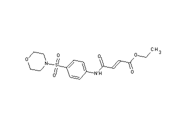 ethyl 4-{[4-(4-morpholinylsulfonyl)phenyl]amino}-4-oxo-2-butenoate - Click Image to Close