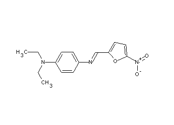 N,N-diethyl-N'-[(5-nitro-2-furyl)methylene]-1,4-benzenediamine