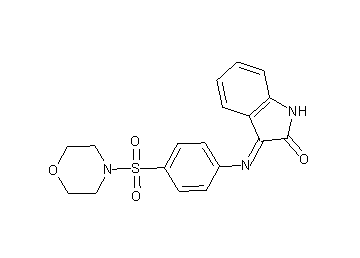 3-{[4-(4-morpholinylsulfonyl)phenyl]imino}-1,3-dihydro-2H-indol-2-one - Click Image to Close