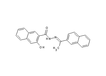 3-hydroxy-N'-[1-(2-naphthyl)ethylidene]-2-naphthohydrazide