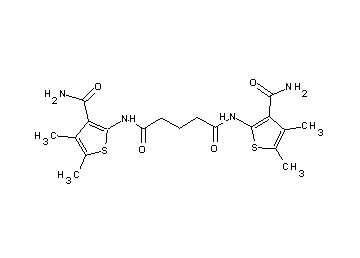 N,N'-bis[3-(aminocarbonyl)-4,5-dimethyl-2-thienyl]pentanediamide