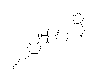 N-(4-{[(4-ethoxyphenyl)amino]sulfonyl}phenyl)-2-thiophenecarboxamide