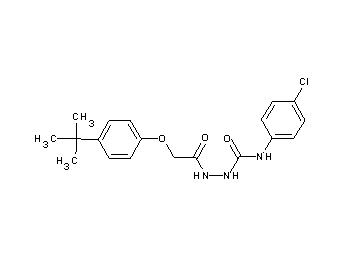 2-[(4-tert-butylphenoxy)acetyl]-N-(4-chlorophenyl)hydrazinecarboxamide