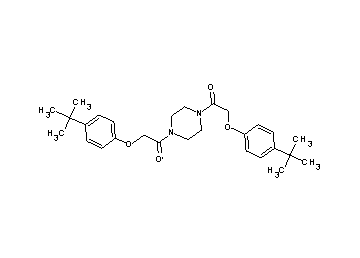 1,4-bis[(4-tert-butylphenoxy)acetyl]piperazine