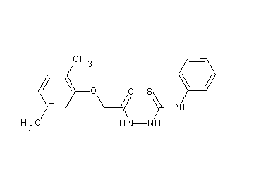 2-[(2,5-dimethylphenoxy)acetyl]-N-phenylhydrazinecarbothioamide