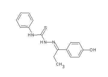 1-(4-hydroxyphenyl)-1-propanone N-phenylthiosemicarbazone