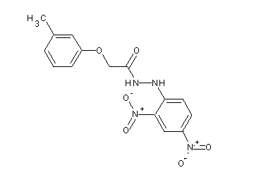 N'-(2,4-dinitrophenyl)-2-(3-methylphenoxy)acetohydrazide - Click Image to Close