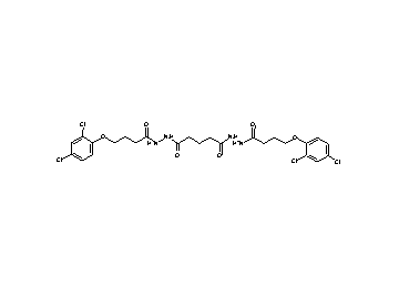 N'1,N'5-bis[4-(2,4-dichlorophenoxy)butanoyl]pentanedihydrazide