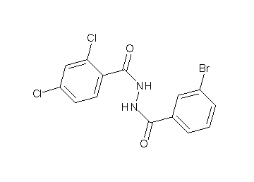 N'-(3-bromobenzoyl)-2,4-dichlorobenzohydrazide
