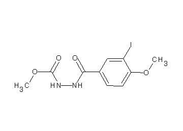 methyl 2-(3-iodo-4-methoxybenzoyl)hydrazinecarboxylate