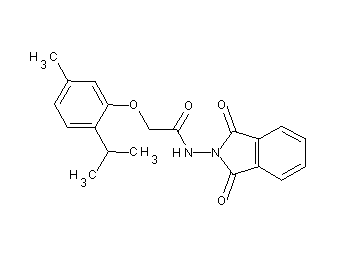 N-(1,3-dioxo-1,3-dihydro-2H-isoindol-2-yl)-2-(2-isopropyl-5-methylphenoxy)acetamide
