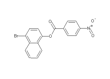 4-bromo-1-naphthyl 4-nitrobenzoate