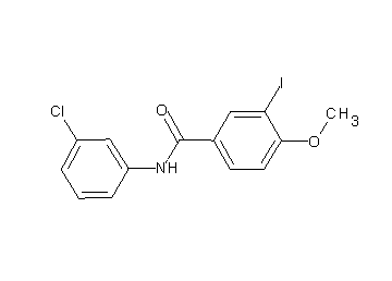 N-(3-chlorophenyl)-3-iodo-4-methoxybenzamide