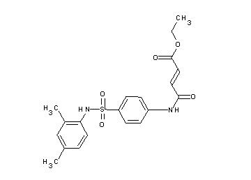 ethyl 4-[(4-{[(2,4-dimethylphenyl)amino]sulfonyl}phenyl)amino]-4-oxo-2-butenoate