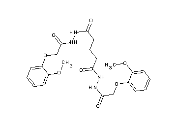 N'1,N'5-bis[(2-methoxyphenoxy)acetyl]pentanedihydrazide