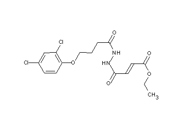 ethyl 4-{2-[4-(2,4-dichlorophenoxy)butanoyl]hydrazino}-4-oxo-2-butenoate