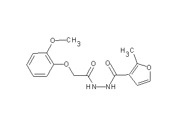 N'-[(2-methoxyphenoxy)acetyl]-2-methyl-3-furohydrazide