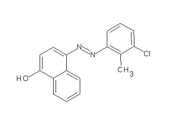 4-[(3-chloro-2-methylphenyl)diazenyl]-1-naphthol