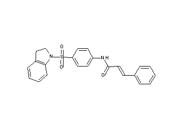 N-[4-(2,3-dihydro-1H-indol-1-ylsulfonyl)phenyl]-3-phenylacrylamide