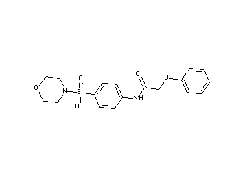 N-[4-(4-morpholinylsulfonyl)phenyl]-2-phenoxyacetamide