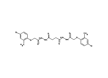 N'1,N'4-bis[(4-chloro-2-methylphenoxy)acetyl]succinohydrazide