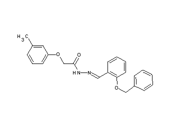 N'-[2-(benzyloxy)benzylidene]-2-(3-methylphenoxy)acetohydrazide