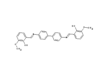 2,2'-[4,4'-biphenyldiylbis(nitrilomethylylidene)]bis(6-methoxyphenol)