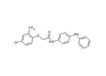 N-(4-anilinophenyl)-2-(4-chloro-2-methylphenoxy)acetamide