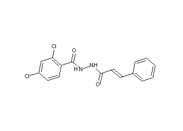 2,4-dichloro-N'-cinnamoylbenzohydrazide 2,4-dichloro-N'-cinnamoylbenzohydrazide