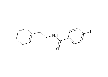 N-[2-(1-cyclohexen-1-yl)ethyl]-4-fluorobenzamide