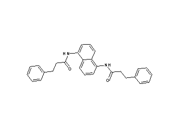 N,N'-1,5-naphthalenediylbis(3-phenylpropanamide)