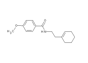 N-[2-(1-cyclohexen-1-yl)ethyl]-4-methoxybenzamide