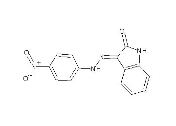 3-[(4-nitrophenyl)hydrazono]-1,3-dihydro-2H-indol-2-one