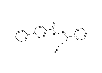N'-(1-phenylbutylidene)-4-biphenylcarbohydrazide