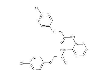N,N'-1,2-phenylenebis[2-(4-chlorophenoxy)acetamide]