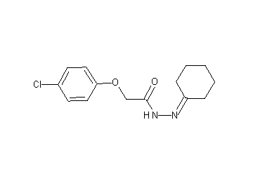 2-(4-chlorophenoxy)-N'-cyclohexylideneacetohydrazide