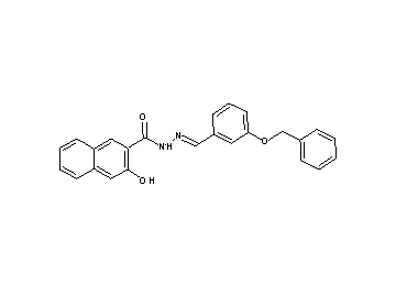 N'-[3-(benzyloxy)benzylidene]-3-hydroxy-2-naphthohydrazide