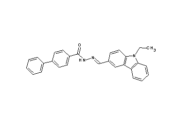 N'-[(9-ethyl-9H-carbazol-3-yl)methylene]-4-biphenylcarbohydrazide