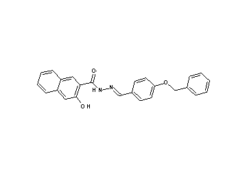 N'-[4-(benzyloxy)benzylidene]-3-hydroxy-2-naphthohydrazide