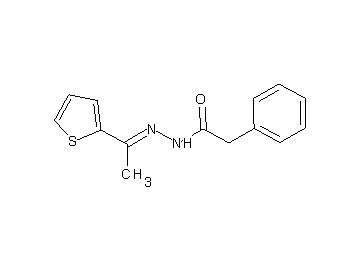 2-phenyl-N'-[1-(2-thienyl)ethylidene]acetohydrazide