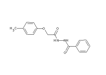 N'-[2-(4-methylphenoxy)acetyl]benzohydrazide