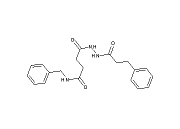 N-benzyl-4-oxo-4-[2-(3-phenylpropanoyl)hydrazino]butanamide - Click Image to Close