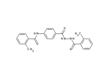 2-methyl-N-(4-{[2-(2-methylbenzoyl)hydrazino]carbonyl}phenyl)benzamide