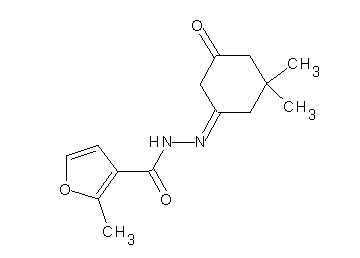 N'-(3,3-dimethyl-5-oxocyclohexylidene)-2-methyl-3-furohydrazide