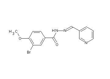 3-bromo-4-methoxy-N'-(3-pyridinylmethylene)benzohydrazide