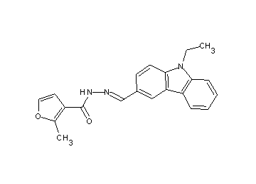 N'-[(9-ethyl-9H-carbazol-3-yl)methylene]-2-methyl-3-furohydrazide